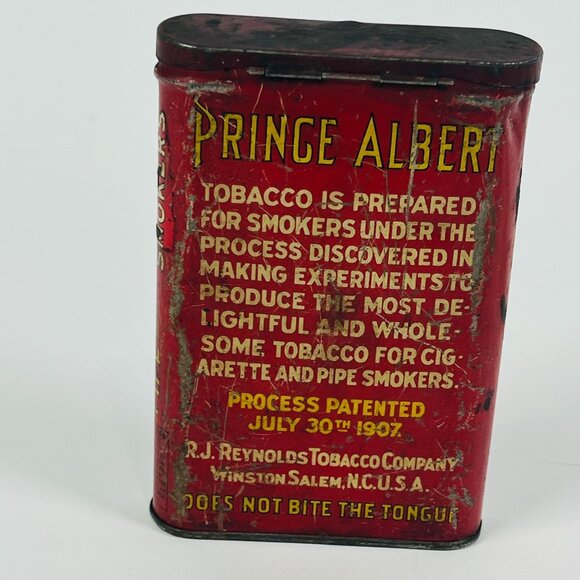 Vintage 3 Tins Prince Albert Tobacco Household Nails Cavalier Cigarette Holder - Picture 8 of 10